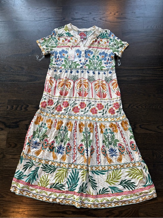 Johnny Was Dresses & Skirts - Johnny Was ‘the Janie’ Cream Maxi Dress with Multicolor Floral Print